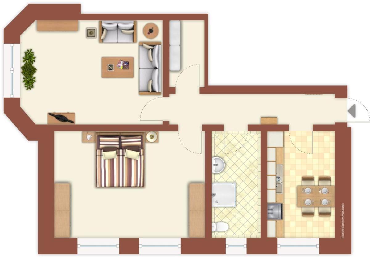 Sansibar Appartement Rostock Buitenkant foto